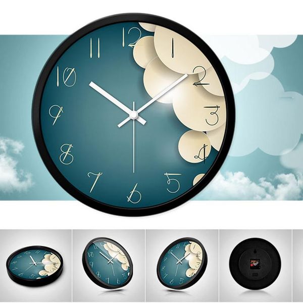 wall clocks 14inch fashion creative pattern metal clock with glass cover mute needle digital quartz watch home decor family gifts
wall clocks 14inch fashion creative pattern metal clock with glass cover mute needle digital quartz watch home decor family gifts