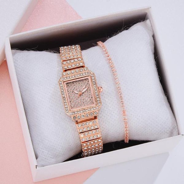 wristwatches fashion rhinestone watch for women ladies gold square set minimalist analog quartz movt unique female, Slivery;brown
wristwatches fashion rhinestone watch for women ladies gold square set minimalist analog quartz movt unique female, Slivery;brown