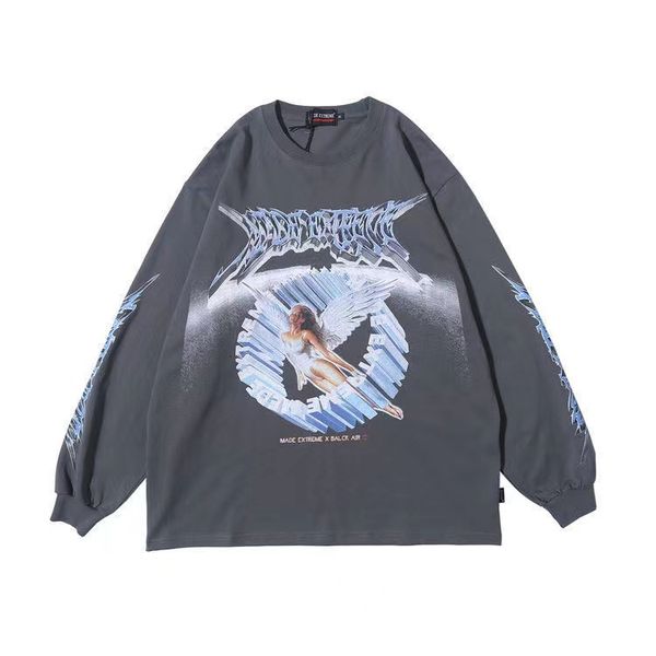 women's jackets hip hop streetwear women angel print sweatshirt loose harajuku oversize hoodie long sleeve fashion large cotton ins hq, Black;brown 
women's jackets hip hop streetwear women angel print sweatshirt loose harajuku oversize hoodie long sleeve fashion large cotton ins hq, Black;brown