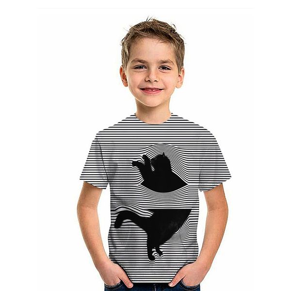 striped style children's 3d printed t-shirt animal print summer daily sports shirt round neck short sleeve high quality, Blue
striped style children's 3d printed t-shirt animal print summer daily sports shirt round neck short sleeve high quality, Blue
