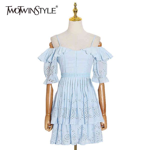 twotwinstyle patchwork ruffle dress for women square collar short sleeve off shoulder high waist mini dresses female summer 210517, Black;gray
twotwinstyle patchwork ruffle dress for women square collar short sleeve off shoulder high waist mini dresses female summer 210517, Black;gray