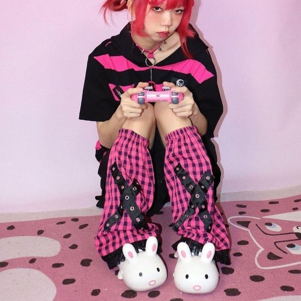socks & hosiery pink plaid punk foot sock women pastel goth harajuku vintage leg warmer y2k aesthetic alt baggy knee sleeve korean fashion, Black;white
socks & hosiery pink plaid punk foot sock women pastel goth harajuku vintage leg warmer y2k aesthetic alt baggy knee sleeve korean fashion, Black;white