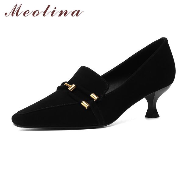 meotina kid suede women shoes low heel pointed toe pumps real leather stiletto heels office footwear female shoes spring black 210520
meotina kid suede women shoes low heel pointed toe pumps real leather stiletto heels office footwear female shoes spring black 210520