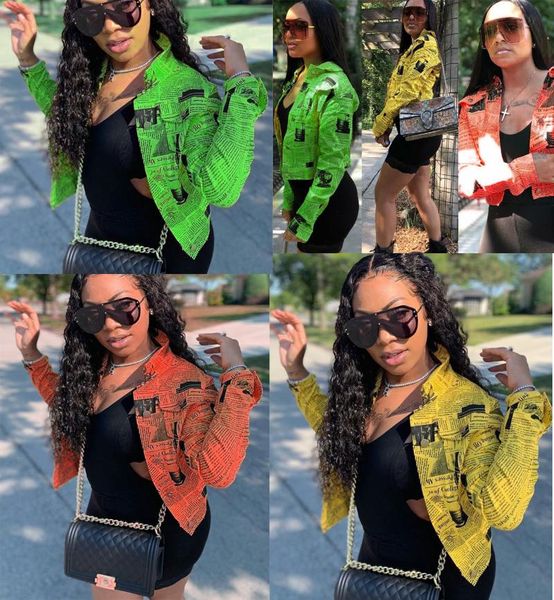 autumn women's jackets street fashion trends letter print long sleeve single breasted short coat, Black;brown
autumn women's jackets street fashion trends letter print long sleeve single breasted short coat, Black;brown