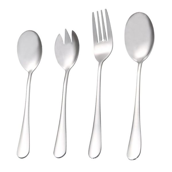 flatware sets 4pcs lovely stainless steel forks household spoons dessert scoops (silver)
flatware sets 4pcs lovely stainless steel forks household spoons dessert scoops (silver)