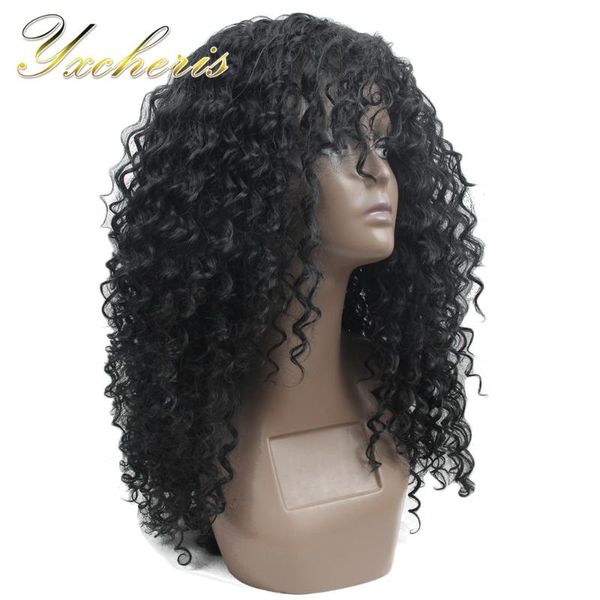 synthetic wigs yxcherishair natural black kinky curly 22" long heat resistant fiber swill afro fluffy wig for women
synthetic wigs yxcherishair natural black kinky curly 22" long heat resistant fiber swill afro fluffy wig for women