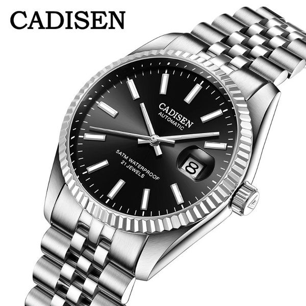 wristwatches cadisen men mechanical watch automatic business stainless steel waterproof relogio masculino, Slivery;brown
wristwatches cadisen men mechanical watch automatic business stainless steel waterproof relogio masculino, Slivery;brown