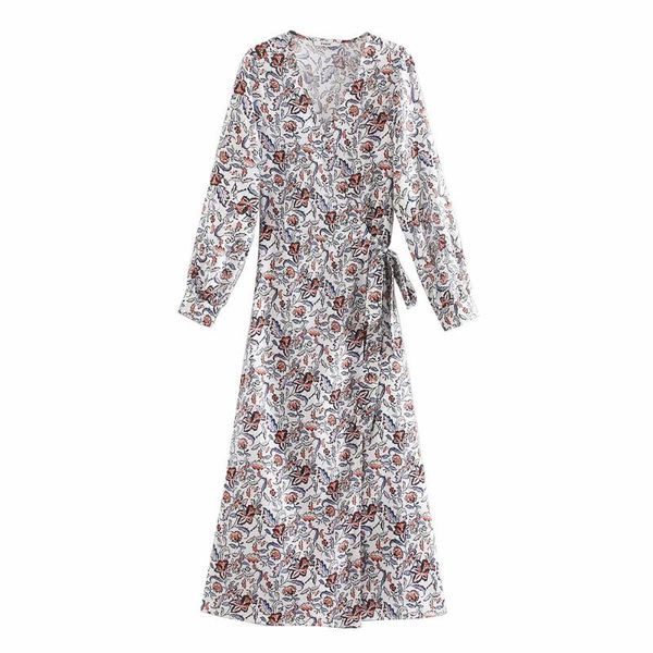 casual dresses 2021 spring women's fresh wild thin v floral print long sleeve dress belt irregular medium, Black;gray
casual dresses 2021 spring women's fresh wild thin v floral print long sleeve dress belt irregular medium, Black;gray
