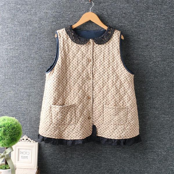 women's vests retro sweet print sleeveless vest women casual single breasted double pockets daily wear, Black;white
women's vests retro sweet print sleeveless vest women casual single breasted double pockets daily wear, Black;white