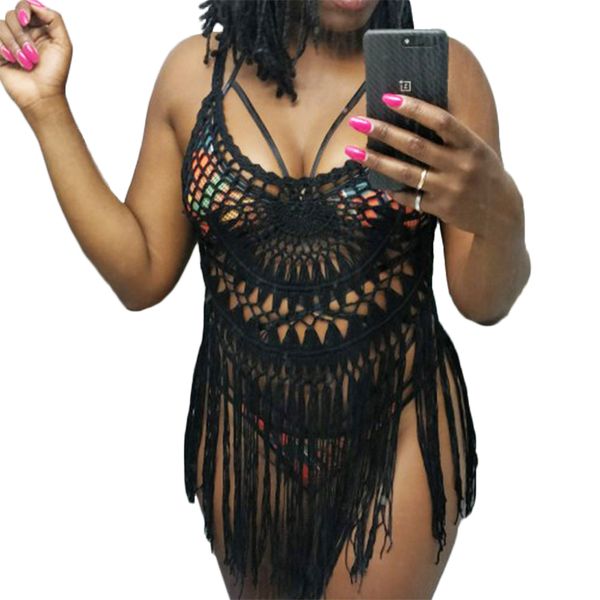 s-xxl plus large size women long fringe crochet tunics beach cover ups cover-ups beach wear dress beachwear swimwear female k363
s-xxl plus large size women long fringe crochet tunics beach cover ups cover-ups beach wear dress beachwear swimwear female k363