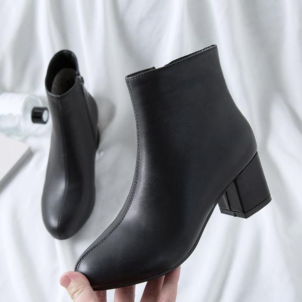 boots women 2021 comfy square high heel ankle fashion pointed toe zipper autumn winter ladies shoes black white
boots women 2021 comfy square high heel ankle fashion pointed toe zipper autumn winter ladies shoes black white