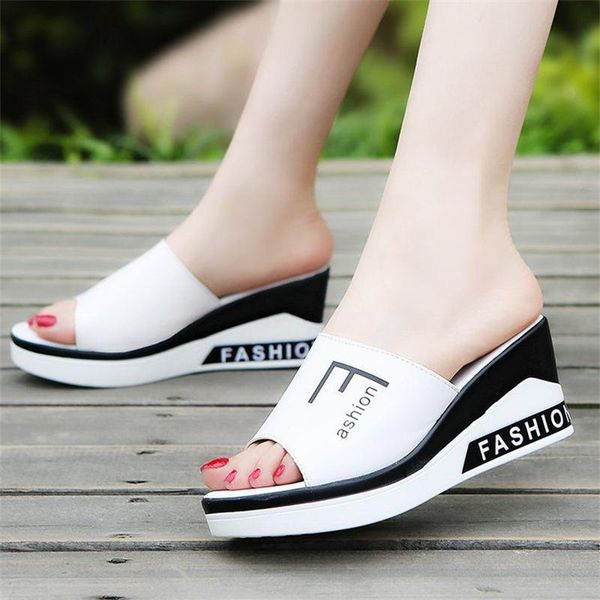 slippers summer outdoor women's wedges slip-on shoes woman flat peep toe breathable soft platform leather sandals, Black
slippers summer outdoor women's wedges slip-on shoes woman flat peep toe breathable soft platform leather sandals, Black
