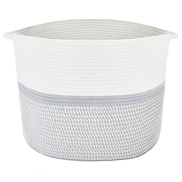 storage baskets cotton rope woven basket with handle,baby toys multipurpose basket,clothes&blanket hamper basket,33x38cm
storage baskets cotton rope woven basket with handle,baby toys multipurpose basket,clothes&blanket hamper basket,33x38cm