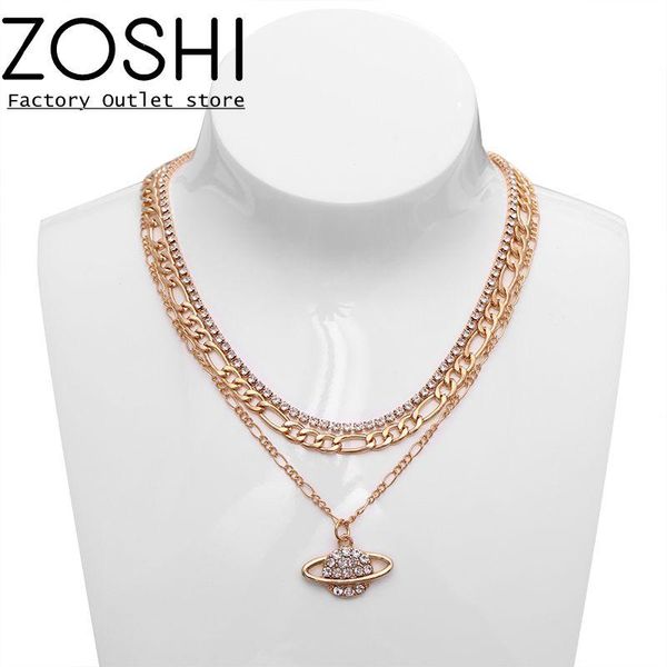 pendant necklaces multilayer fashion hollow planet universe necklace for women charm choker rhinestone neck chain wedding jewelry gifts, Silver
pendant necklaces multilayer fashion hollow planet universe necklace for women charm choker rhinestone neck chain wedding jewelry gifts, Silver