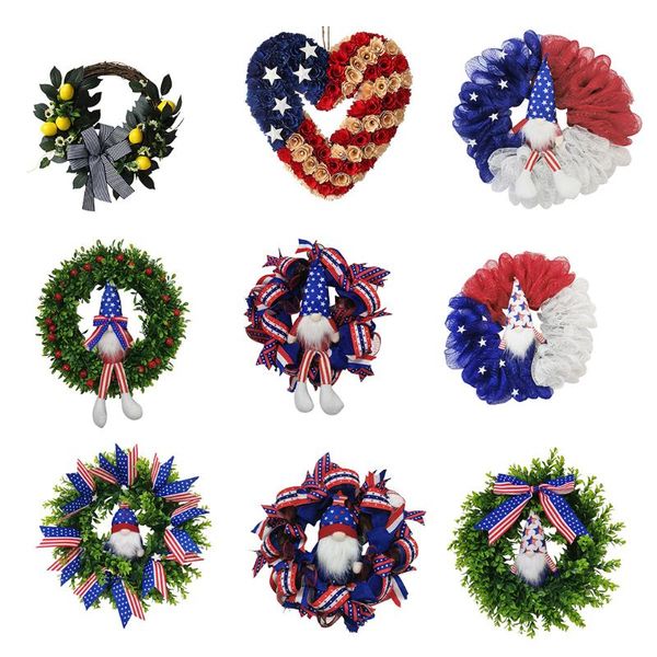 decorative flowers & wreaths patriotic 4th of july wreath diy kit stars and stripes gnome memorial day independence garland spring foliage c
decorative flowers & wreaths patriotic 4th of july wreath diy kit stars and stripes gnome memorial day independence garland spring foliage c
