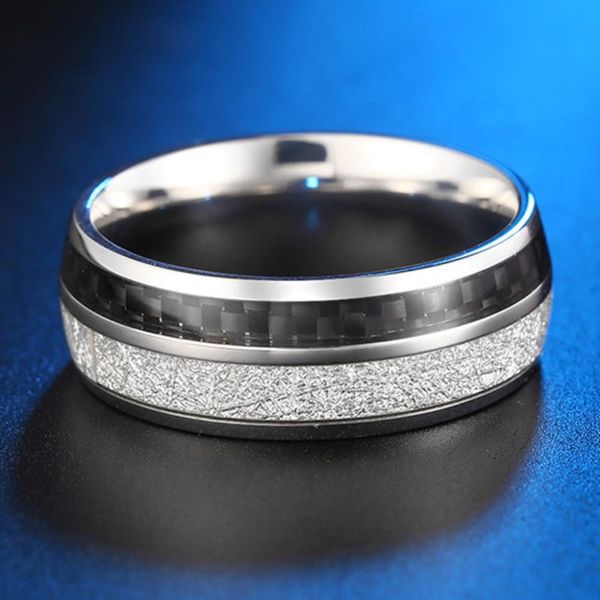 wedding rings inlaid foil carbon fiber wood chip leather ring inlay and beveled edges for men women, Slivery;golden
wedding rings inlaid foil carbon fiber wood chip leather ring inlay and beveled edges for men women, Slivery;golden