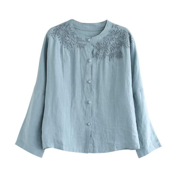 women spring autumn style long blouses shirts lady casual embroidery stand collar solid color blusas df4019 210609, White
women spring autumn style long blouses shirts lady casual embroidery stand collar solid color blusas df4019 210609, White