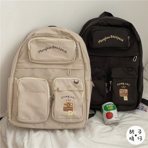 student large-capacity schoolbag female korean campus simple wild backpack leisure travel
student large-capacity schoolbag female korean campus simple wild backpack leisure travel