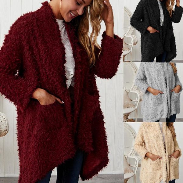 women's jackets winter casual long sleeve teddy coats and furry warm womens clothing solid outerwear arrival 2021 promotion, Black;brown
women's jackets winter casual long sleeve teddy coats and furry warm womens clothing solid outerwear arrival 2021 promotion, Black;brown