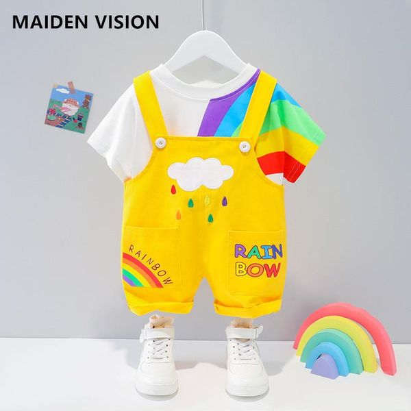 clothing sets summer baby girl outfit children set brand boys kids suit cotton striped t-shirt rainbow wings overalls pants clothes, White
clothing sets summer baby girl outfit children set brand boys kids suit cotton striped t-shirt rainbow wings overalls pants clothes, White