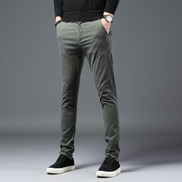 brand men's trousers stretch slim casual pants youth fashion for male small feet long trouser, Black
brand men's trousers stretch slim casual pants youth fashion for male small feet long trouser, Black