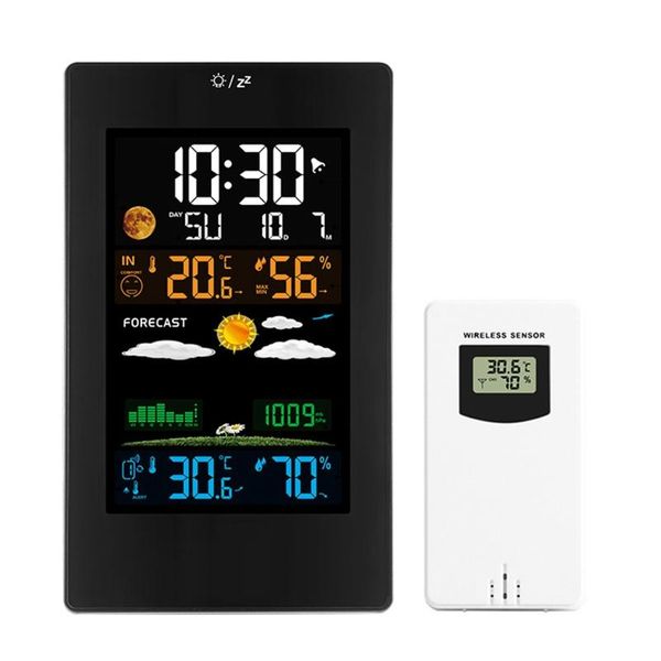 timers wireless weather station 3 channel outdoor thermometer hygrometer alarm clock
timers wireless weather station 3 channel outdoor thermometer hygrometer alarm clock