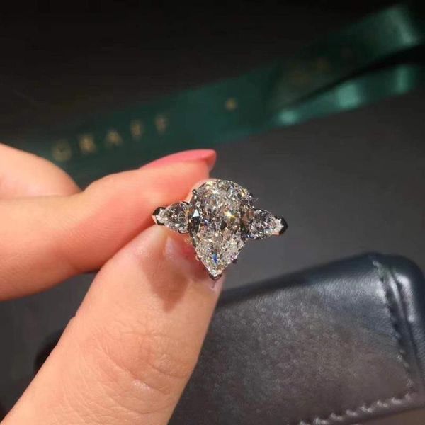 cluster rings 925 silver 4 moissanite diamond ring women water drop luxury trendy wedding party engagement anniversary ct d color, Golden;silver
cluster rings 925 silver 4 moissanite diamond ring women water drop luxury trendy wedding party engagement anniversary ct d color, Golden;silver