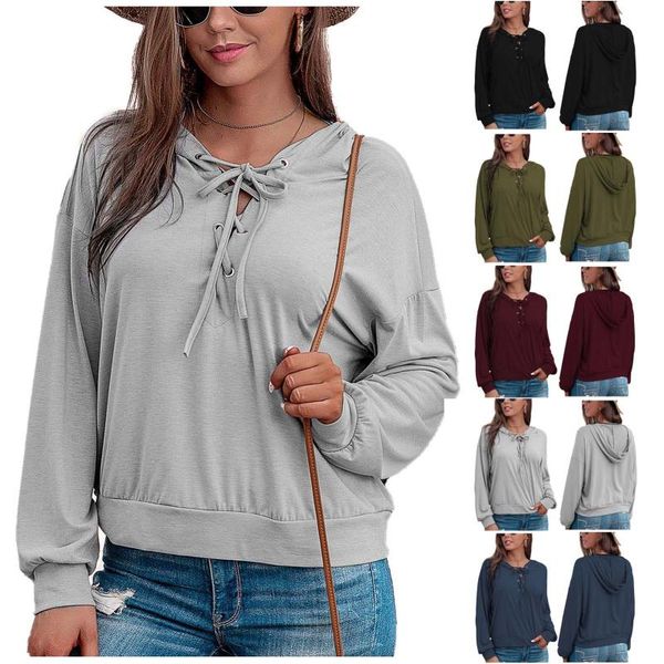 women's hoodies & sweatshirts fashion sweatshirt autumn casual loose solid color long sleeve hooded pullovers blouse, Black
women's hoodies & sweatshirts fashion sweatshirt autumn casual loose solid color long sleeve hooded pullovers blouse, Black