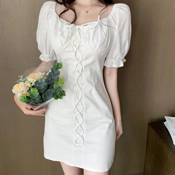 women's dresses from vintage summer fashion korean clothes elegant lace dress party, Black;gray
women's dresses from vintage summer fashion korean clothes elegant lace dress party, Black;gray
