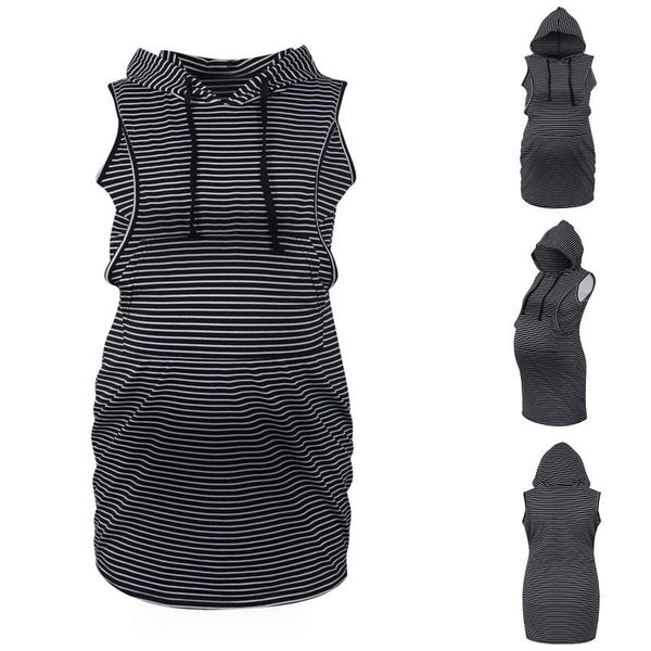 maternity dresses pregnancy woman striped hooded pocket casual soft breastfeeding jumpsuit dress clothes, White
maternity dresses pregnancy woman striped hooded pocket casual soft breastfeeding jumpsuit dress clothes, White