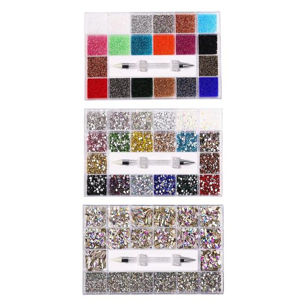 nail art decorations 3d rhinestones gems diy craft makeup phones jewelry clothes decor, Silver;gold
nail art decorations 3d rhinestones gems diy craft makeup phones jewelry clothes decor, Silver;gold