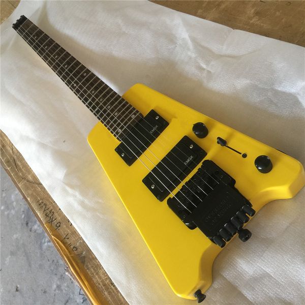31inch headless electric guitar,black matte paint ,maple guitar head and mahogany body ,guitars
31inch headless electric guitar,black matte paint ,maple guitar head and mahogany body ,guitars