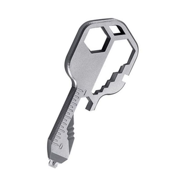 24-in-1 keychain stainless steel outdoor emergency tool creative screwdriver pendant multi-function repair keychains, Silver
24-in-1 keychain stainless steel outdoor emergency tool creative screwdriver pendant multi-function repair keychains, Silver