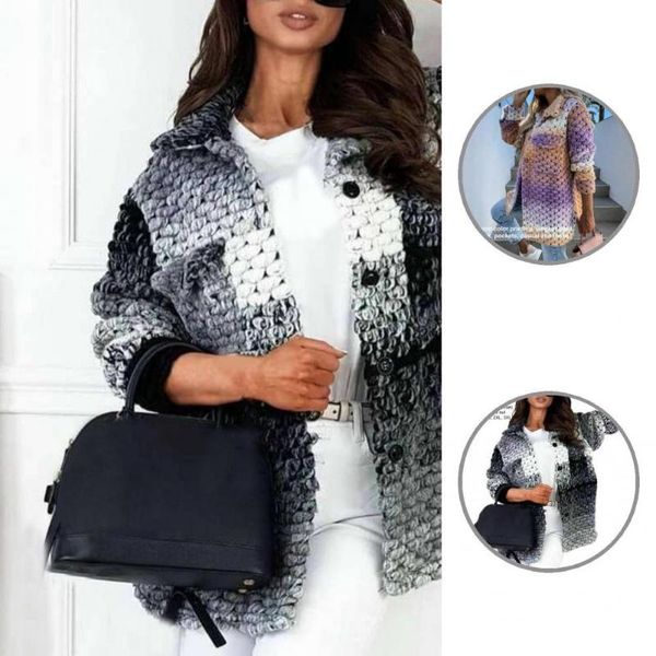 women's jackets single breasted autumn winter colorful print coat for gathering, Black;brown
women's jackets single breasted autumn winter colorful print coat for gathering, Black;brown