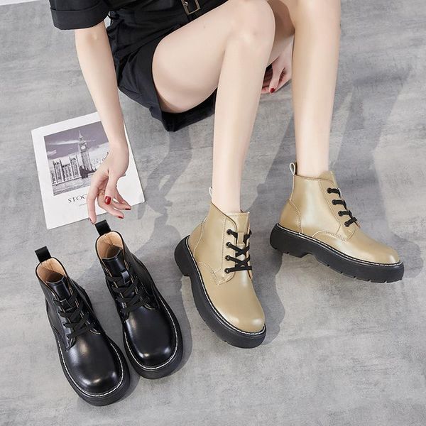 boots krasovki genuine leather women platform chunky rubber sole breathable real comfortable lace up botas shoes for, Black
boots krasovki genuine leather women platform chunky rubber sole breathable real comfortable lace up botas shoes for, Black