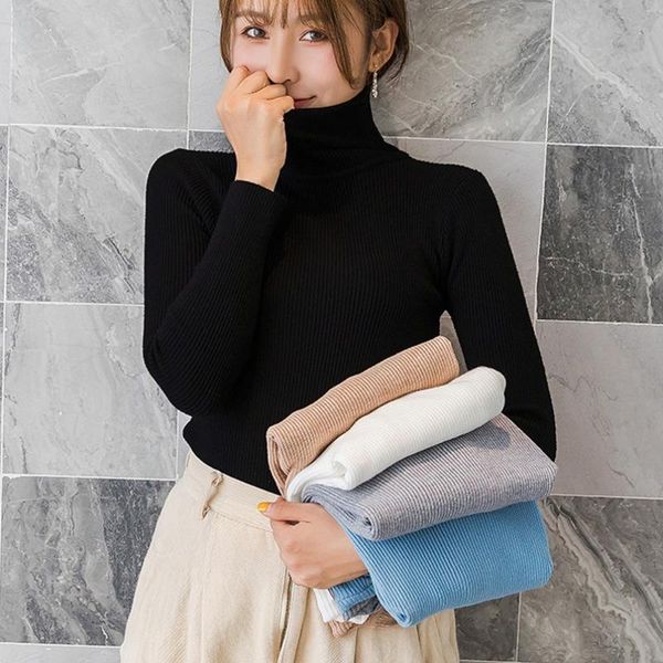 women's sweaters 2021 autumn winter turtleneck women pullovers korean long sleeve solid female vintage casual knitted basic sueter muje, White;black
women's sweaters 2021 autumn winter turtleneck women pullovers korean long sleeve solid female vintage casual knitted basic sueter muje, White;black
