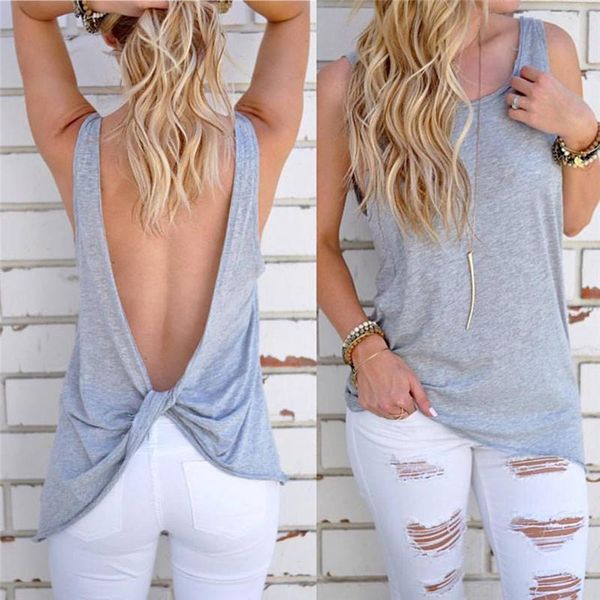 women's tanks & camis summer sleeveless t-shirt o-neck backless women casual back cross hollow out vest pure color plus size s-2xl, White
women's tanks & camis summer sleeveless t-shirt o-neck backless women casual back cross hollow out vest pure color plus size s-2xl, White