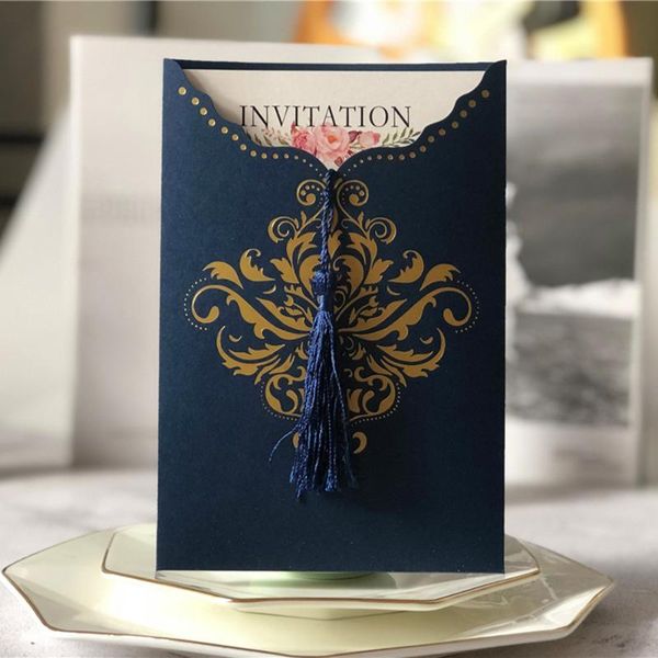 greeting cards 1pcs sample laser cut wedding invitation card lace flower customize with rsvp tassel party supplies
greeting cards 1pcs sample laser cut wedding invitation card lace flower customize with rsvp tassel party supplies