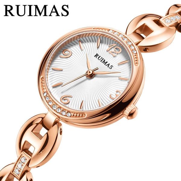 wristwatches ruimas women's metal bracelet simple quartz watch clock rose gold fashion 3atm waterproof wristwatch relogios femininos 59, Slivery;brown
wristwatches ruimas women's metal bracelet simple quartz watch clock rose gold fashion 3atm waterproof wristwatch relogios femininos 59, Slivery;brown