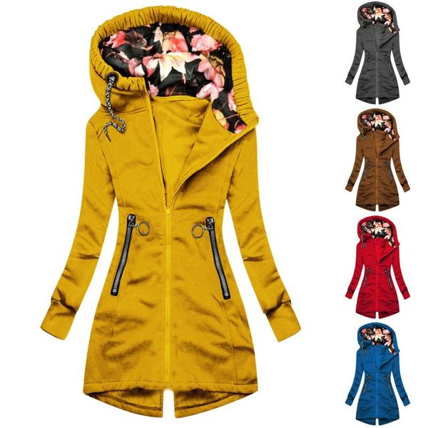 women's hoodies & sweatshirts fashion women autumn winter print hooded sweatshirt jacket plus size 2021 mujer turtleneck zipper pocket, Black
women's hoodies & sweatshirts fashion women autumn winter print hooded sweatshirt jacket plus size 2021 mujer turtleneck zipper pocket, Black