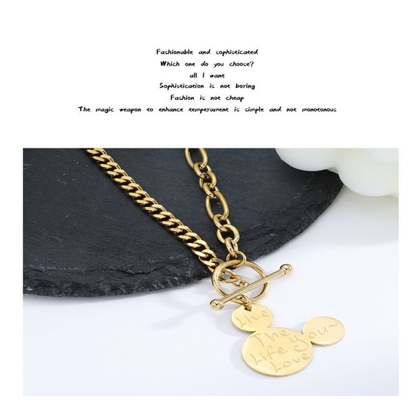europe and the united states mice stainless steel pendant necklace to send friends gifts., Silver
europe and the united states mice stainless steel pendant necklace to send friends gifts., Silver