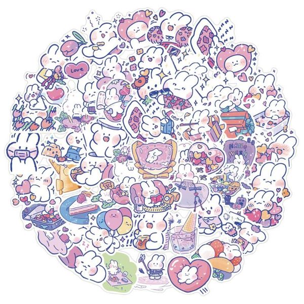 gift wrap mongmong stickers 50pcs waterproof for lapwater bottle