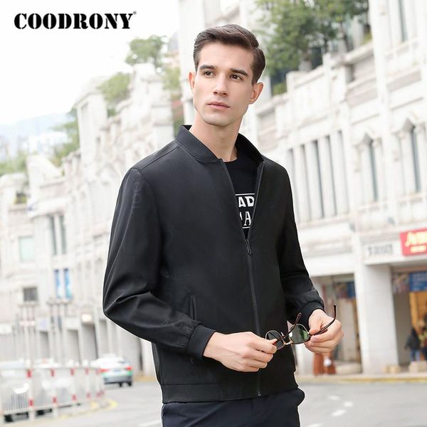 men's jackets coodrony brand bomber jacket men clothing spring autumn streetwear fashion casual stand collar coat mens and coats p8009, Black;brown
men's jackets coodrony brand bomber jacket men clothing spring autumn streetwear fashion casual stand collar coat mens and coats p8009, Black;brown