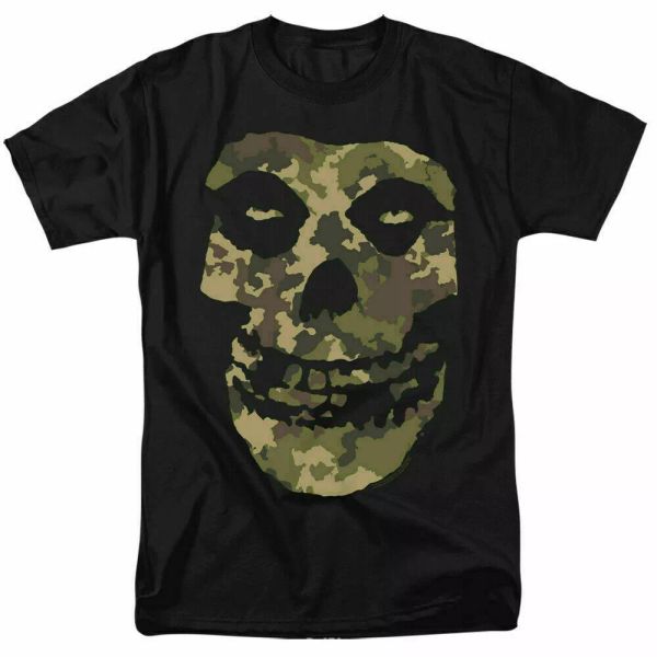 Misfits Camo Skull T Shirt Licensed Punk Rock Die My Darling Kill Bullet Black, White;black
Misfits Camo Skull T Shirt Licensed Punk Rock Die My Darling Kill Bullet Black, White;black