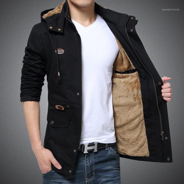 men's down & parkas fashion clothing autumn winter plus velvet warm windbreaker mid-length washed cotton jacket male oversized padded c, Black
men's down & parkas fashion clothing autumn winter plus velvet warm windbreaker mid-length washed cotton jacket male oversized padded c, Black