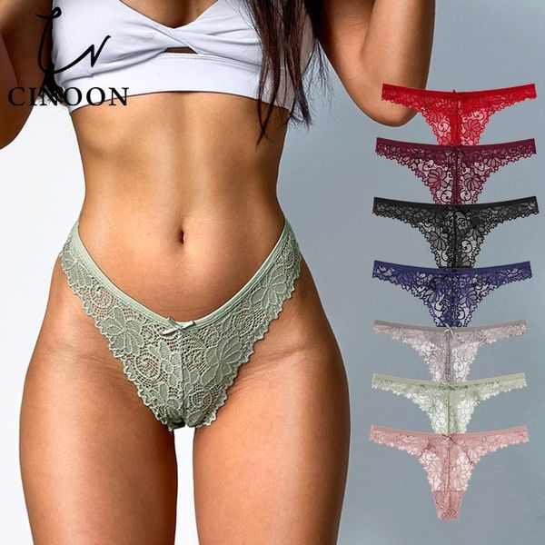 women's panties cinoon women underwear lace g string thong low-waist t-back knickers hollow out breathable femal lingerie, Black;pink
women's panties cinoon women underwear lace g string thong low-waist t-back knickers hollow out breathable femal lingerie, Black;pink