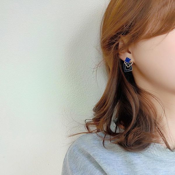 dangle & chandelier timeonly multi layers square enamel drop earrings blue red color hollow earring party gift for women femme beautiful jie, Silver
dangle & chandelier timeonly multi layers square enamel drop earrings blue red color hollow earring party gift for women femme beautiful jie, Silver