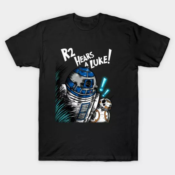 R2 Hears A Luke Space Wars R2D20 BB8 Robot Movie Funny Black T-Shirt S-6XL, White;black
R2 Hears A Luke Space Wars R2D20 BB8 Robot Movie Funny Black T-Shirt S-6XL, White;black