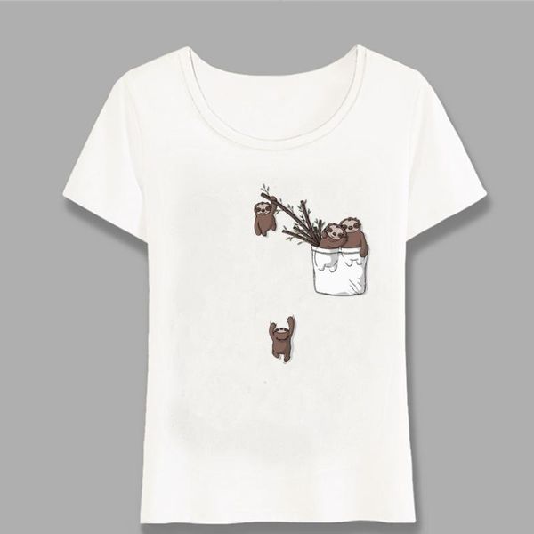 women's t-shirt pocket red panda bears cool fashion women novelty style casual funny fake cute female tees harajuku, White
women's t-shirt pocket red panda bears cool fashion women novelty style casual funny fake cute female tees harajuku, White