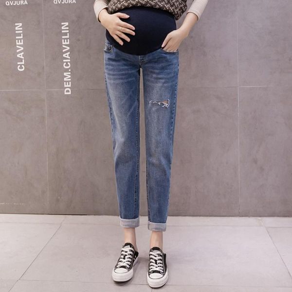 maternity bottoms pregnant women's jeans korean fashion trendy moms outing stretch spring and autumn belly lift cotton pants, White
maternity bottoms pregnant women's jeans korean fashion trendy moms outing stretch spring and autumn belly lift cotton pants, White